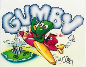 THE GUMBY SHOW Art Clokey / Pokey SIGNED Autographed Color 8x10 Photo
