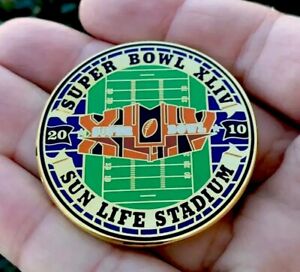 Super Bowl XLIV 44 New Orleans Saints Jefferson Parish Sheriff PD Challenge Coin