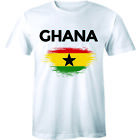 Republic of Ghana West Africa Black Star National Flag Ghanaian Tee Mens T-shirt