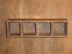 OLD VINTAGE ORIGINAL EARLY ATTIC SURFACE PRIMITIVE HANGING CUBBY HOLE BOX