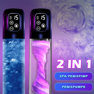 Vacuum Electric Penis Pump Digital Rechargeable Male Men Penis Enlarger Growth