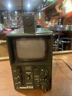 Ranger 505 Analog TV Portable by Panasonic Military Style Vintage For Parts Only