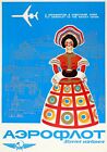 10875.Decoration Poster.Wall Room home art.Soviet Russian Aeroflot airline ad
