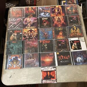 Dio 26  CD Lot. Pictures Shows Titles. Classic DIO!!!