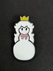 Nintendo Exclusive Mario Peach Snowman Pin