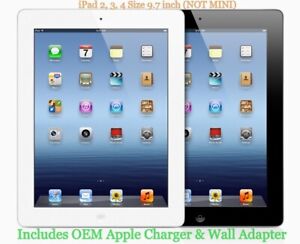 Apple iPad 2nd 3rd 4th Generation 16GB 32GB 64GB Pick Gen/Color/Storage -Grade B
