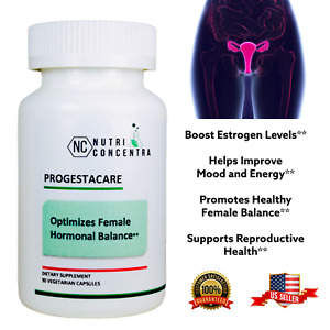 Increase Progesterone Hormone Naturally, 750 mg, 90 Capsules, Biomedical Formula