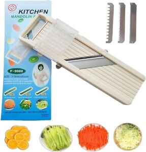 Mandoline Slicer with Stainless Steel Blades Slicer Kitchen Vegetable Chopper