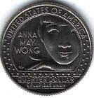 2022-P Philadelphia Clad American Women Anna May Wong 25 Cent Coin!
