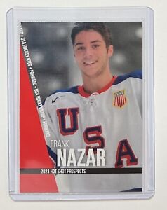 2021 Frank Nazar Hot Shot Prospects Rookie NHL USA Hockey Chicago Blackhawks