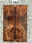 STABILIZED REDWOOD LACE BURL KNIFE SCALES HIGHLY FIGURED EXOTIC WOOD #853