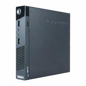 Lenovo ThinkCentre M93p Tiny i7-4765T Quad 8/4GB RAM 500GB HD DVD Win10
