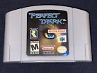 Perfect Dark (Nintendo 64, 2000) -Not For Resale- Cleaned Tested Authentic N64