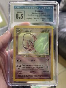 Espeon Unlimited Holo Neo Discovery Set 1/75 - CGC 8.5 NM/MINT+