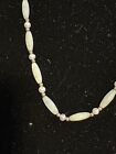 Jade & 14k Gold Bead & Pearl 26” Necklace