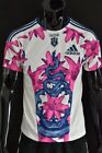 adidas Stade Francais Paris Home Shirt 2011-2012 Rugby Jersey L.Boys 32-34 Youth