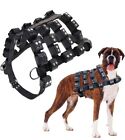 Walktime XL Dog Harness No Pull Vest Tactical Pockets Adjustable Weights