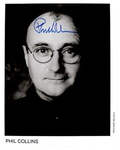 Phil Collins Autographed Photo Singer & Musician 