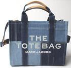 Marc Jacobs Unisex Adult's The Denim Patchwork Tote Bag AH4 Blue Medium NWT