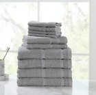 10 Piece Towel Set 100%Cotton Bath Towels,Hand Towels and Washcloths Multi-color