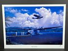 Stan Stokes Aviation Art Print Signed Tahiti Clippers Sikorsky S-36 Dixie 16