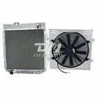 3 Row Radiator+Shroud+Fan For 1960-66 Ford Falcon/Comet 65-66 Ford Mustang l6 V8 (For: 1966 Ford Mustang)