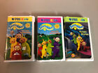 TELETUBBIES Vhs Lot Of 3 Vol 1-3 Dance With Nursery Rhymes Here Come