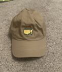 The Masters Augusta American Needle Strapback Hat Cap Golf Embroidered Khaki