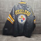 GIII Pittsburgh Steelers NFL License Faux Leather Jacket Men's Size XL