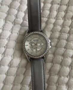 fossil womens watch leather strap