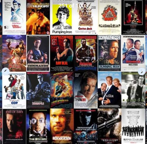New Listing25 Arnold Schwarzenegger Best Movies All On USB Drive ✅ All In 1080P & 720P