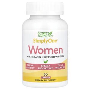 SimplyOne, Women’s Multivitamin + Supporting Herbs, 90 Tablets