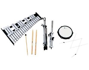 Rogers Xylophone Student Kit with Roller Bag Stand 32 Keys Snare Drum Music Hldr