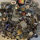 Steampunk - Junk Drawer Jewelry Lot Vtg- Mod Charms, Pendants & More