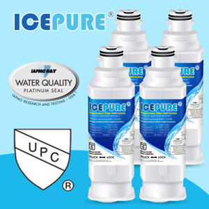 Icepure Fit For Samsung RS27T5200SR/AA HAF-QIN RF27T5201SR/AA Water Filter 4Pack