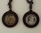 Mayan Necklace and Aztec Necklace Mexican Jewelry Maya Calendar Pendant Art