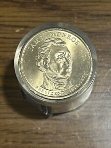 2008 P JAMES MONROE UNCIRCULATED SEALED PRESIDENTIAL DOLLAR 12 COIN ROLL