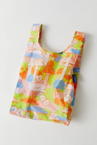 BAGGU Urban Outfitters Exclusive Baby Reusable Tote Bag  Colorful Mushroom