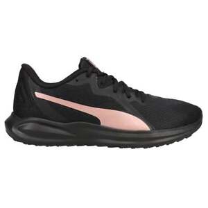 Puma Twitch Runner Lace Up Running  Womens Black Sneakers Athletic Shoes 3775580