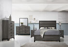 Kings Brand Furniture – Ambroise 6-Piece King Size Bedroom Set, Grey / Black