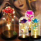 Rose LED Light Glass Gifts for Wife Women Mom Her Christmas Girlfriend Birthday