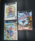 Mario Party 7 Superstar Baseball Super Sunshine GameCube Case and Manual Only