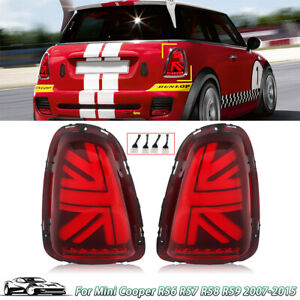 Tail Lights Assembly L+R For 07-15 Mini Cooper R56 R57 R58 R59 JACK UNION LED US (For: More than one vehicle)