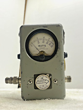 Bird Model 43 RF Directional Thruline Wattmeter With 1W and 5W Elements