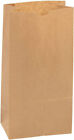 Paper Grocery Bags 1000 Natural 5” x 3 ⅓” x 9 ¾” Kraft Lunch Sack Flat Bottom