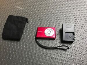 Sony Cyber-shot DSC-W350 14.1MP Digital Camera - Red
