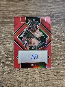 2022 Panini WWE Select Signatures Red Prizm Auto 22/99 Smack Down