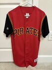 Pittsburg Pirates Majestic Red Jersey Size Men’s Small Throwback