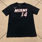 2022 NIKE Tee Miami Heat Tyler Herro #14 NBA Basketball T-Shirt Youth L 14-16