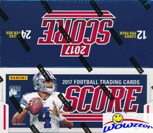 2017 Score Football MASSIVE Factory Sealed 24 Pack Retail Box with 288 Cards !